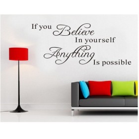 Believe in Yourself  Wall Decal